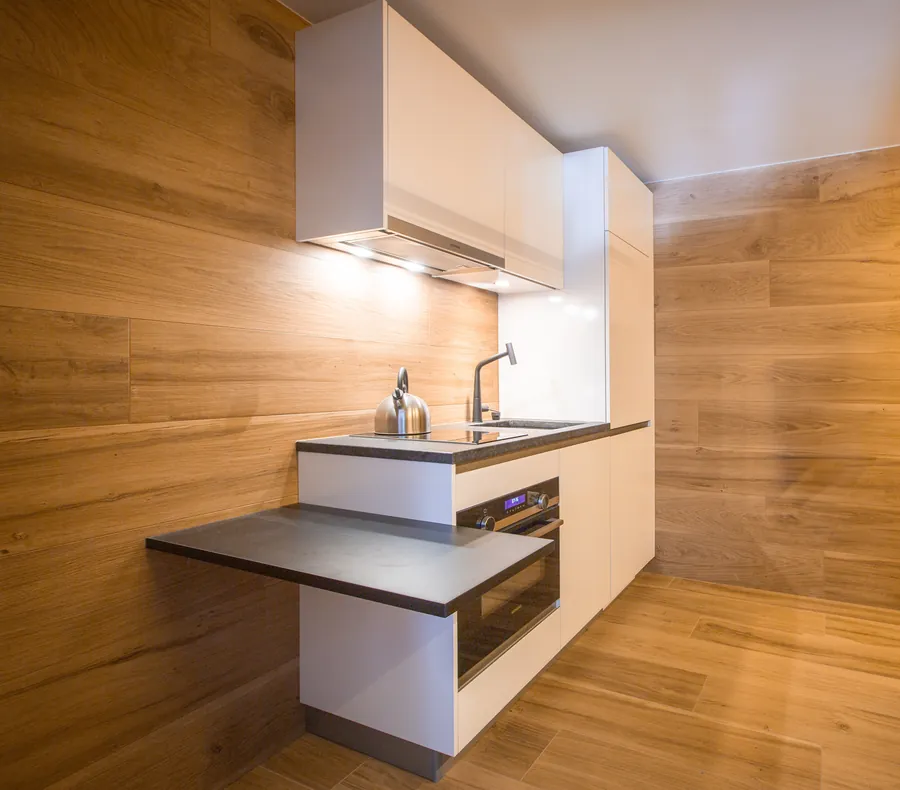 Cuisine de studio compacte